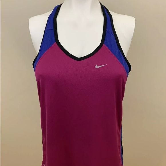 Nike Tops - NIKE DRI FIT Womens Medium Pink Purple Tank Top